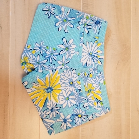 {00} LP Adie Breakwater Daisy Dance Blue Shorts - Picture 8 of 12